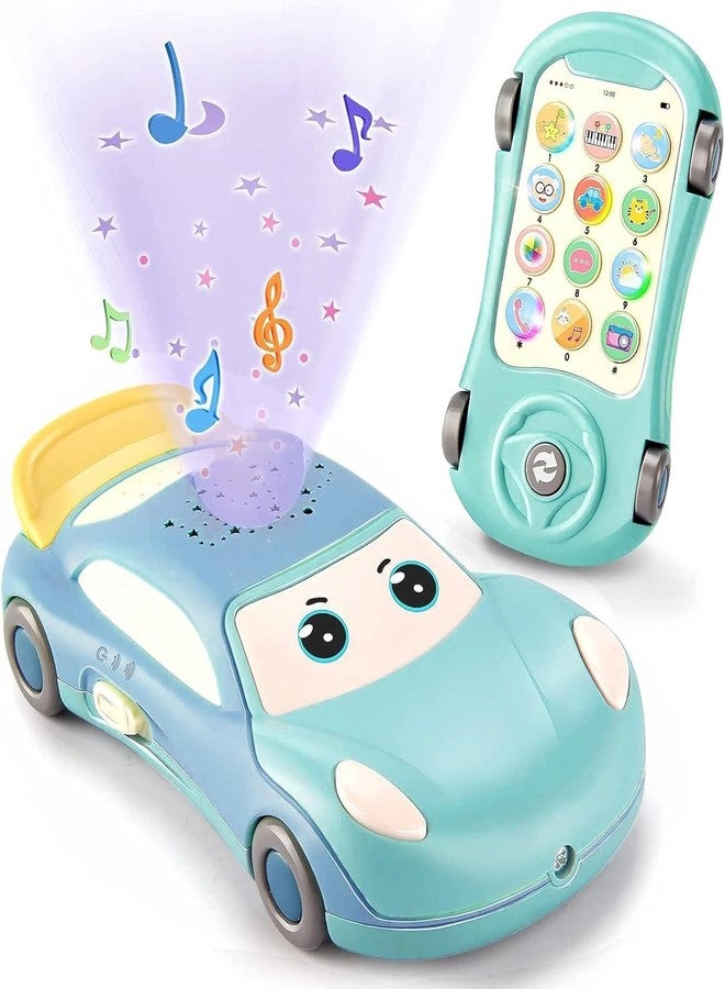 VALUEVIBES 2-in-1 Baby Learning Cell Phone Toy - Musical Mobile Phone with Lights & Sounds (Blue) - Image 4